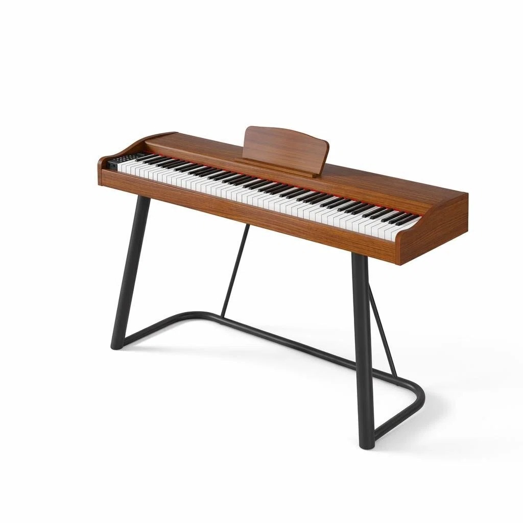 Piano eléctrico portátil con 88 teclas, mecanismo de martillo contrapesado, adecuado para uso doméstico, adultos, niños, principiantes, teclado electrónico digital inteligente. image 7