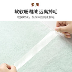 批發珊瑚絨卡通刺繡浴巾新生兒柔軟吸水蓋毯寶寶洗澡巾嬰幼兒浴巾