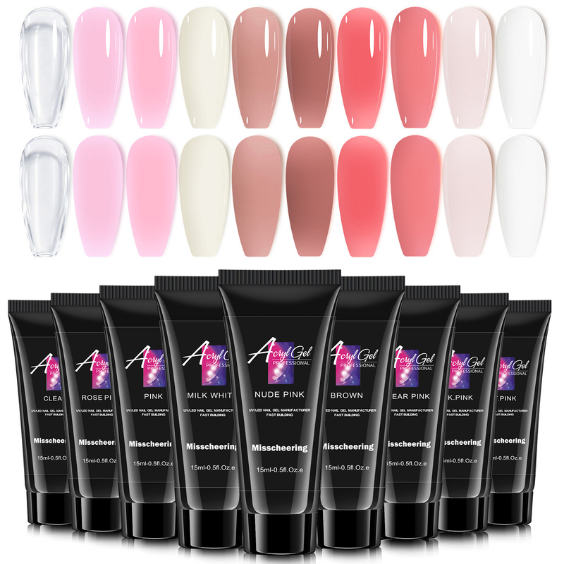 Cross-Border Nail Extension Gel 15ml Phototherapy Gel Crystal Quick Nail Extension Gel Phototherapy Gel Factory Wholesale Cross-Border Nail Extension Gel 15ml Phototherapy Gel Crystal Quick Nail Extension Gel Phototherapy Gel Factory Wholesale