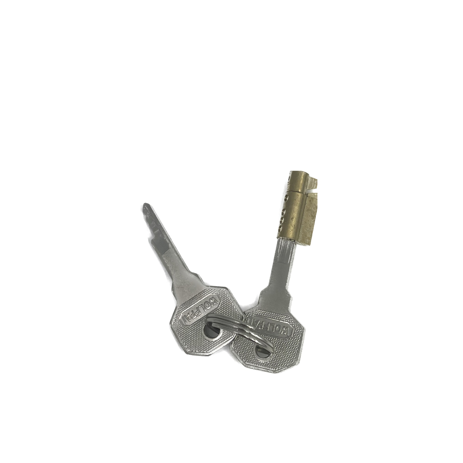 Manufacturer Wholesale Car Power Switch Lock Core, Special-Shaped Lock with Universal Opening, Single-Opening Copper Lock Core