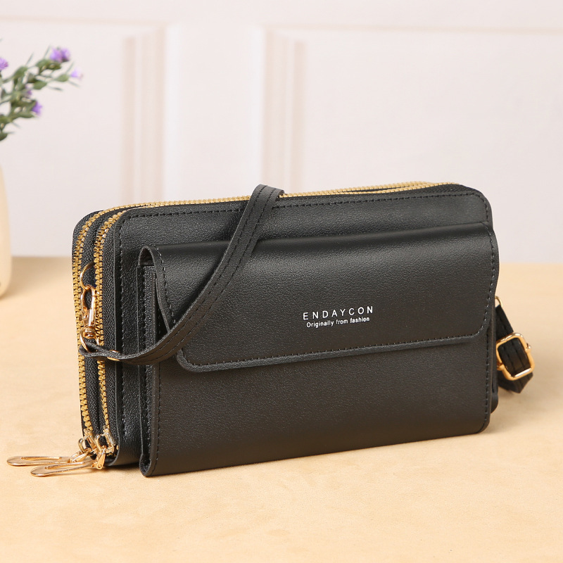 Popular Mobile Phone Bag 2026 New Model Three-Zipper Mobile Phone Bag Long Wallet for Women Large Capacity Wallet Clutch Crossbody Bag Popular Mobile Phone Bag 2026 New Model Three-Zipper Mobile Phone Bag Long Wallet for Women Large Capacity Wallet Clutch Crossbody Bag