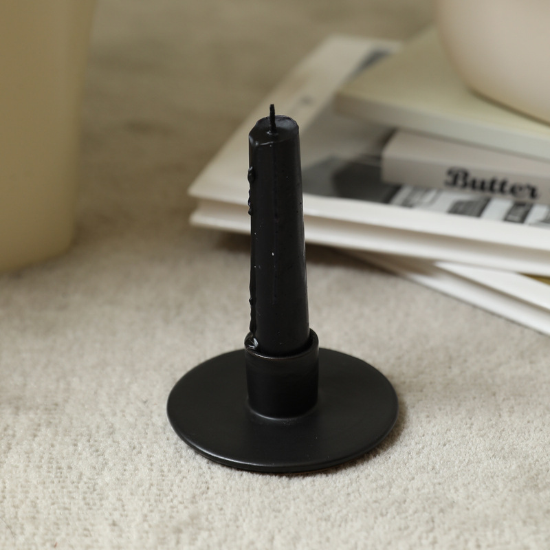 Adornos de cerámica en blanco y negro Adornos Adornos Adornos Velas Hogar Mesa romántica Cena a la luz de las velas Accesorios