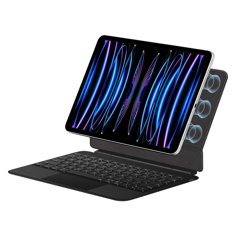 2Nd Generation 6-Row Magic Keyboard Cover Suitable for iPad Air 11/ 13inch Pro Bluetooth Keyboard 10Th Generation A16 Set