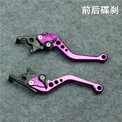 Electric Motorcycle Imitation Fuxi Ghost – Motosiklet ləvazimatları və aksesuarları - front-and-rear-disc-brakes-purple