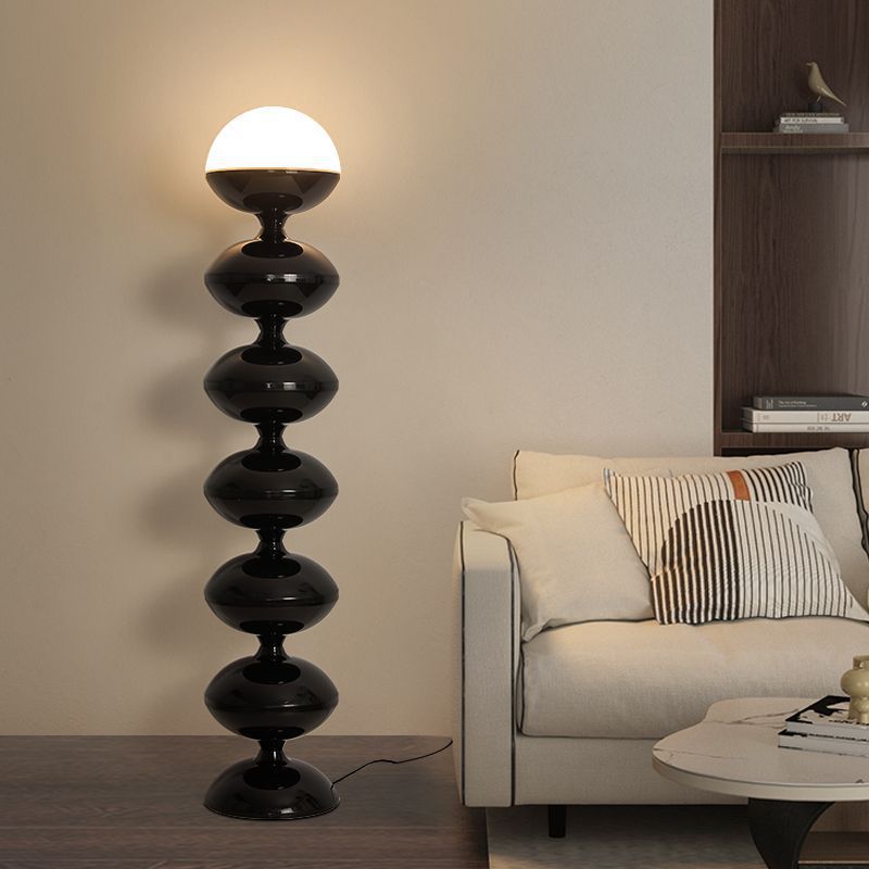 Nórdico medieval crema de viento arte calabaza lámpara de suelo red roja simple sala de estar dormitorio sofá junto a la lámpara de esquina
