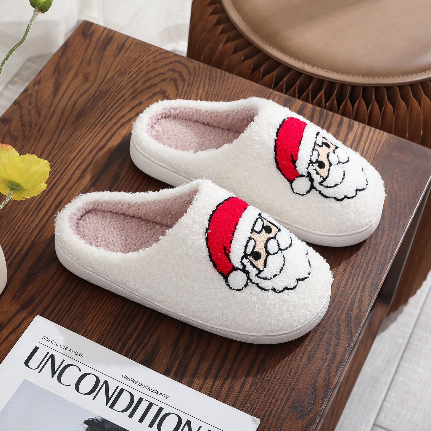 면 슬리퍼 - 산타클로스