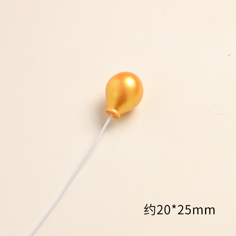 SKU-24-金色椭圆气球 一个