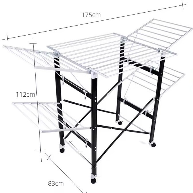 creative universal foldable drying rack