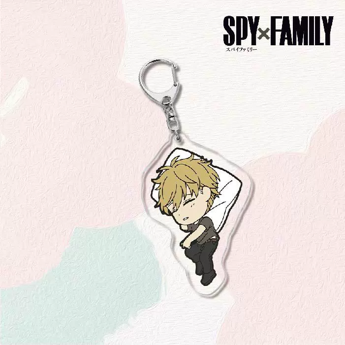 Акриловый брелок для ключей (SPY×FAMILY) — двусторонняя миниатюрная подвеска, полупрозрачная двусторонняя печать