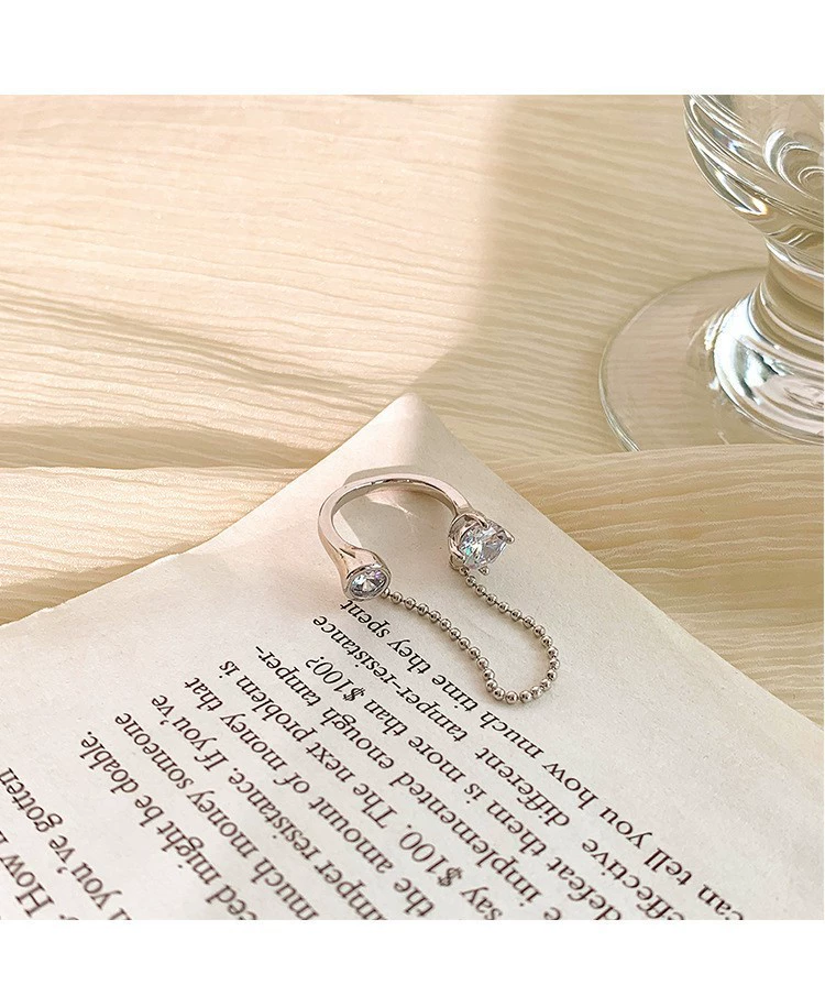 Floral Accent Ring, Small Elegant Design, Lightweight Decorative Accessory