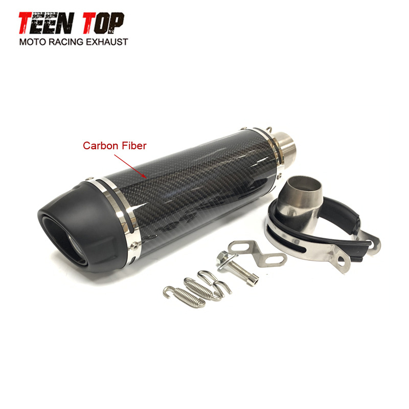 Motorcycle Modified Carbon Fiber Lv Exhaust Pipe 400Nk F02 Cbr500R Stepless 300