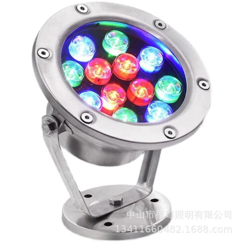 LED уличные водонепроницаемые светильники под давлением нержавеющая сталь подводные светильники для бассейна, фонтаны, прудовые ландшафтные светильники