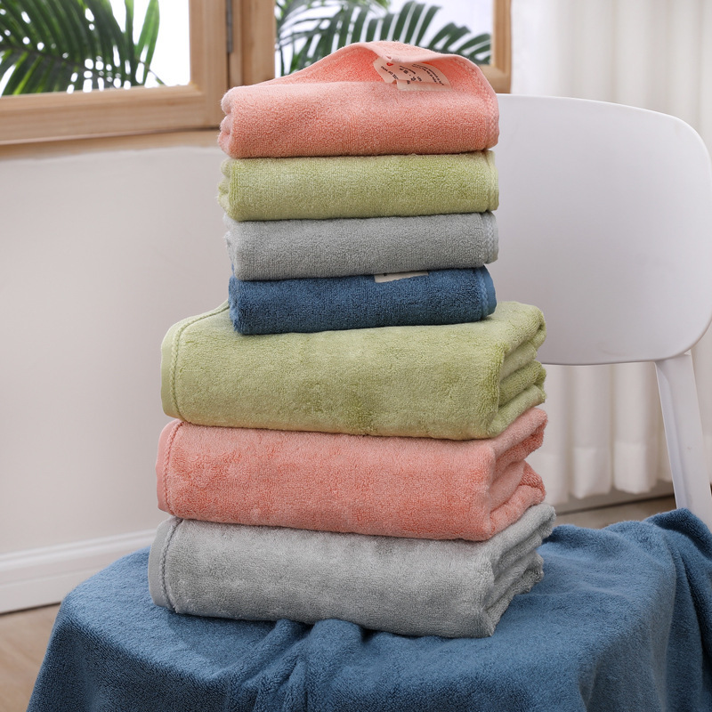 Towel, Bath Towel, Square Towel Gift Box Set, Bamboo Fiber 5A Antibacterial, Household Absorbent, Non-Shedding, Soft and Skin-Friendly Souvenir