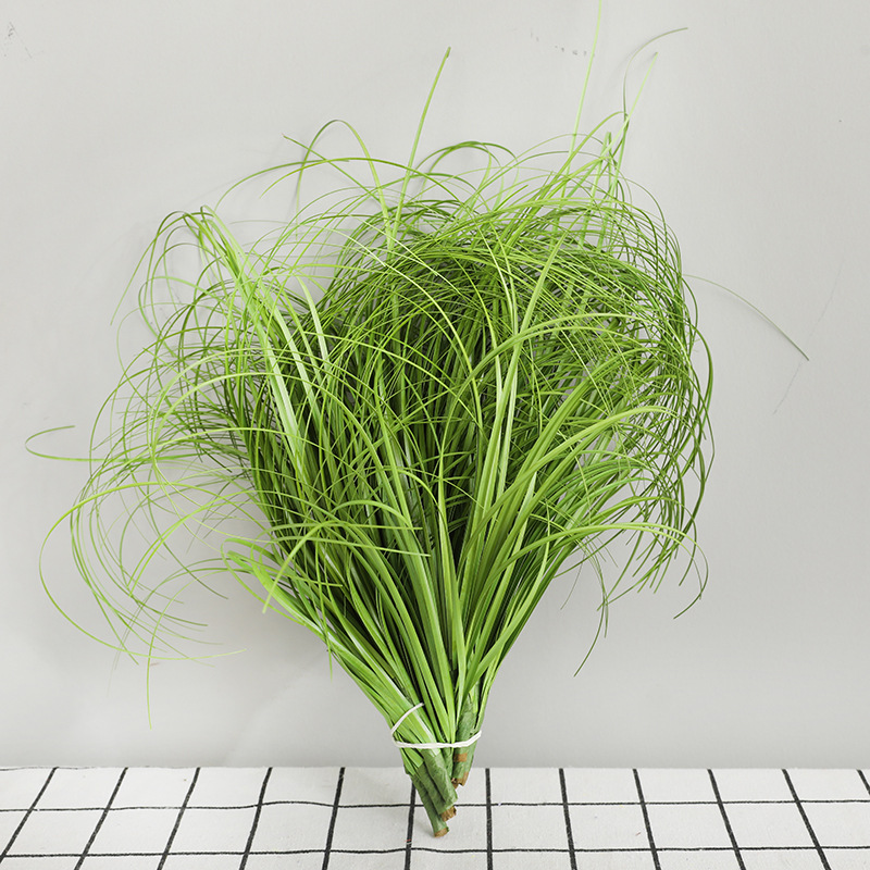 Nordic ins decoración del hogar simulación futón individual simulación de pared de plantas de simulación cebolla verde flor artificial