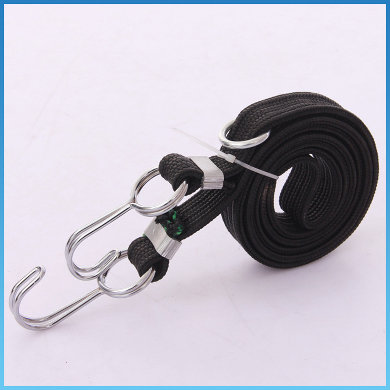 [Correa de motocicleta] Carga de bicicleta cuerda elástica cuerda elástica de equipaje elástica de coche eléctrico