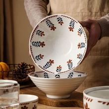 家用陶瓷餐具汤碗泡面碗耐高温微波炉可加热吃饭碗高颜值网红组合