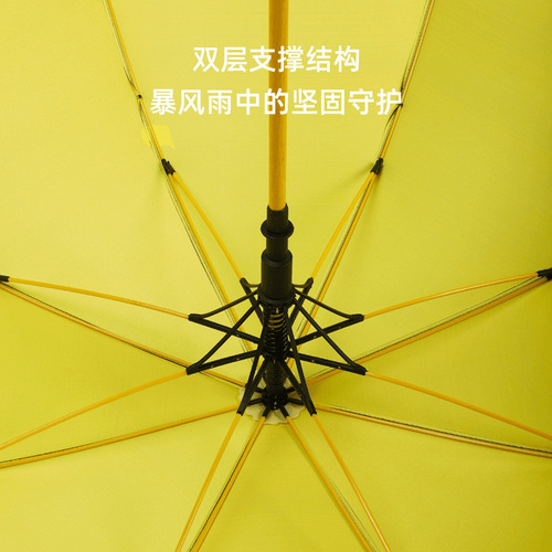 27-inch waterproof cover rain umbrella large straight handle automatic rain umbrella long handle golf umbrella Douyin best-selling wholesale
