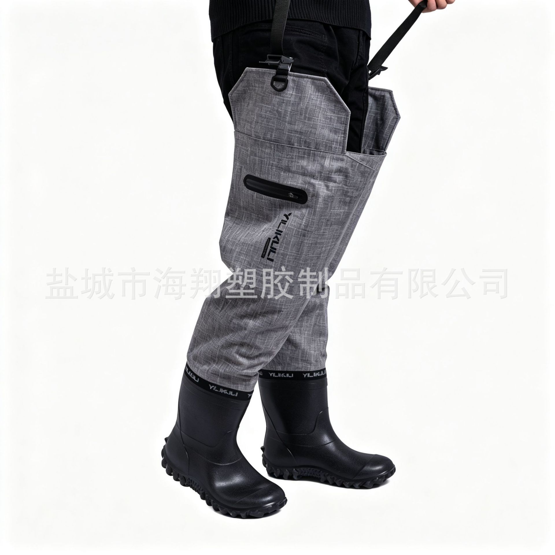 Haixiang High-End Nylon Half-Length Leggings, Thickeneded Waterproof Blood-Proof Pants, Fishing Knee-High Lightweight Water Shoes, Paddy Field Transplanting Shoes