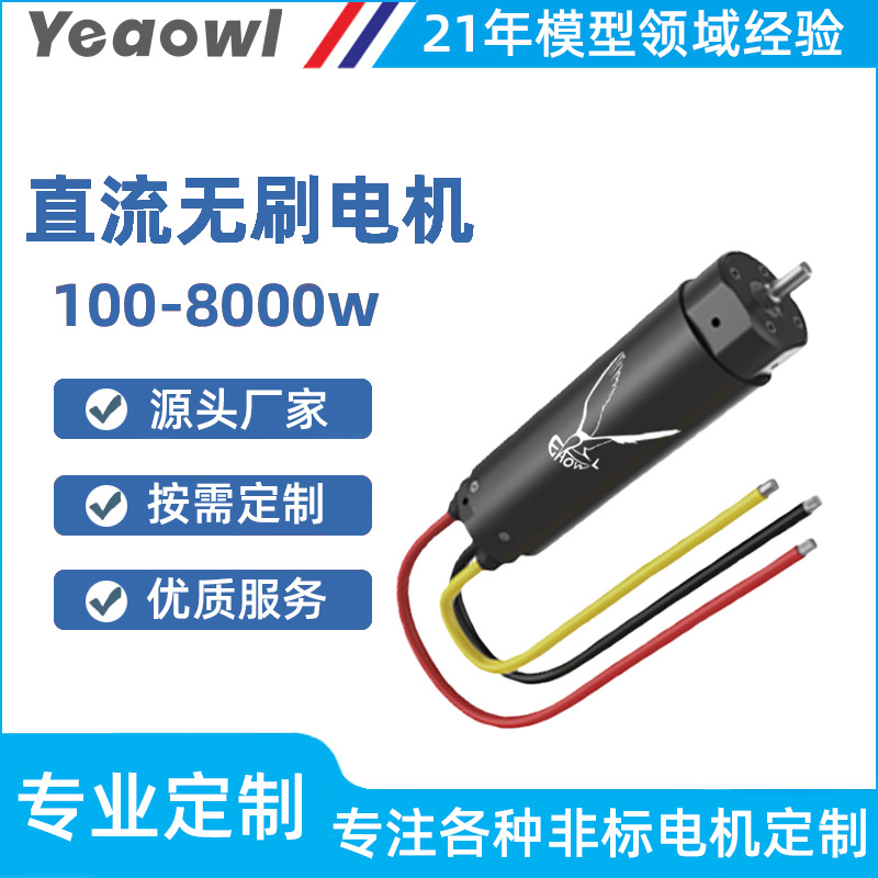 厂家直销无刷防水马达大功率直流电机冲浪滑板潜水器IPX8制电机