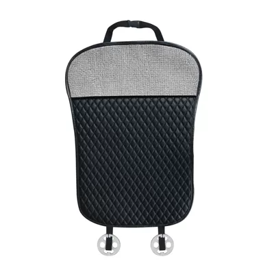 Seat cushion, seat cover Diamond-Encrusted Car Seat Cover Dropshipping - white-diamond-leather-single-piece-small-waist
