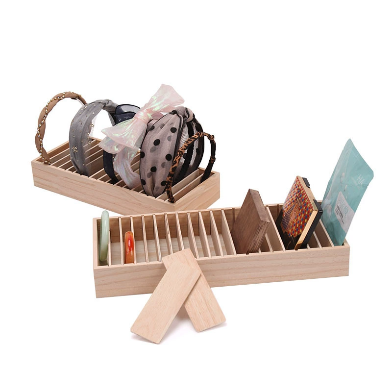 Display Rack Storage Box Solid Wood from Yomiego