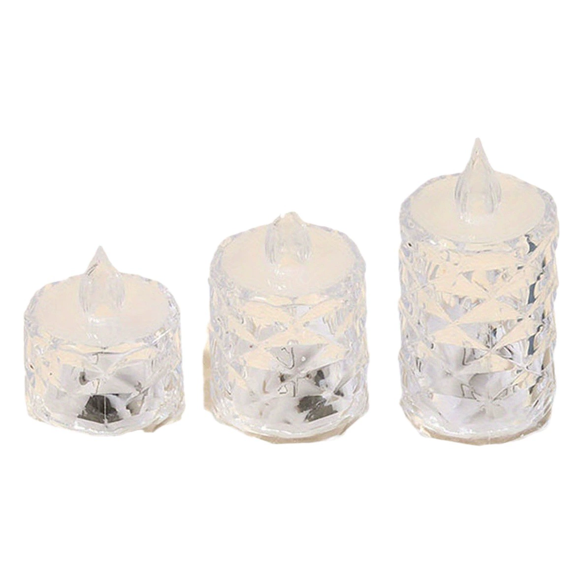 Свеча лампа Новогодние украшения ночник прозрачные украшения для вечеринок Электронная Свеча Светодиодная свеча Хэллоуин сценарий убить