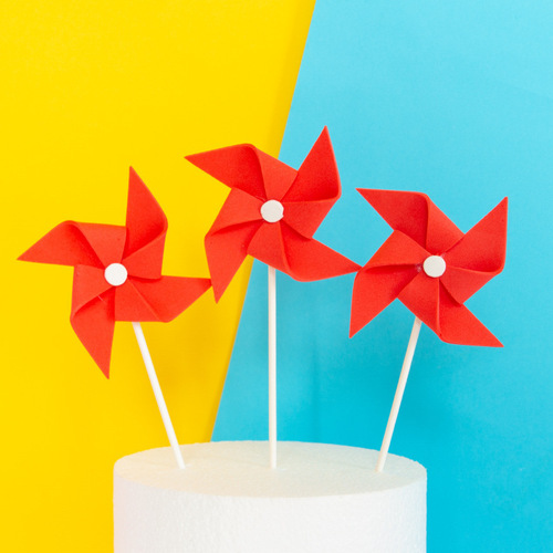 Mickey and Minnie Birthday Cake Decoration Set, First Month Baby Shower Cake Topper, Bakery Style Birthday Sweet Treat Party Accessory