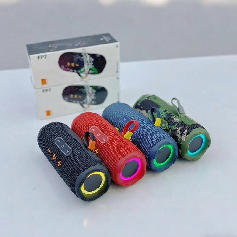 新款flip7布网无线蓝牙音箱户外便携手提超重低音炮跨境礼品音响|undefined
