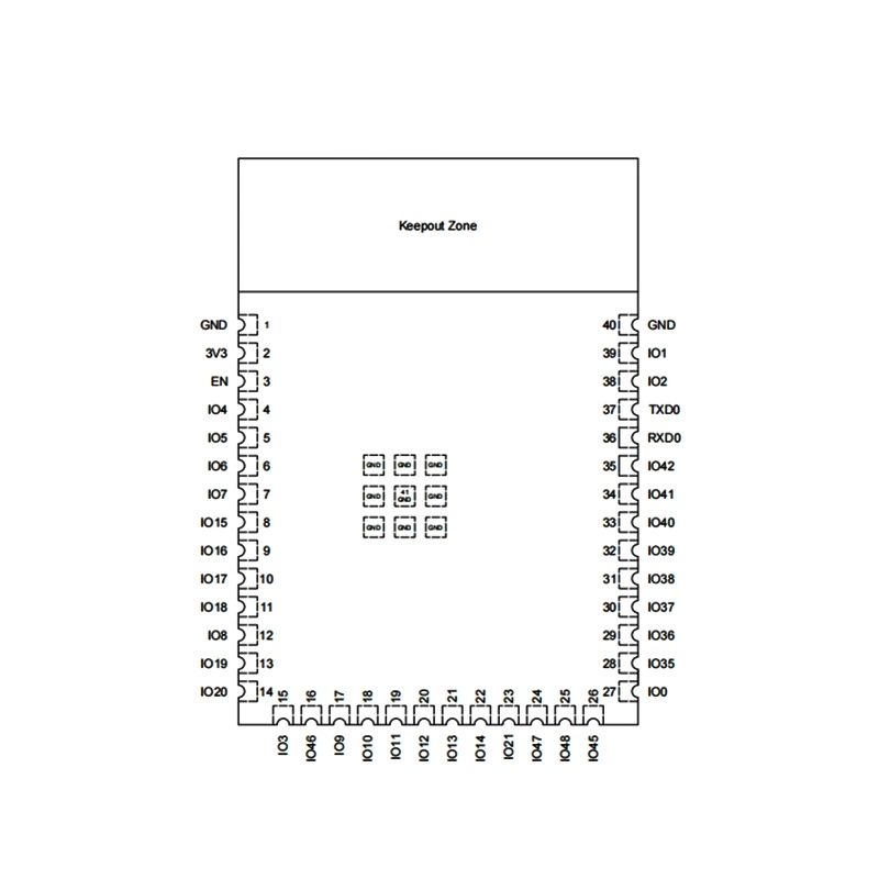 ESP32-S3-Wroom-ESP32-S3-Wroom-N4R8 ESP32-S3-Wroom-N4