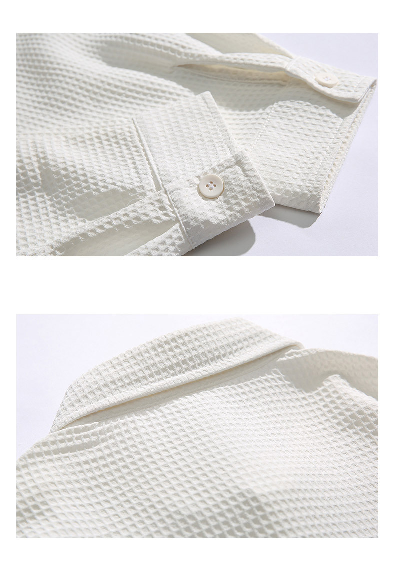 Korean version of light luxury high-end long sleeved for men, 2024 autumn fashion brand loose ins workwear couple shirt_voghion.com