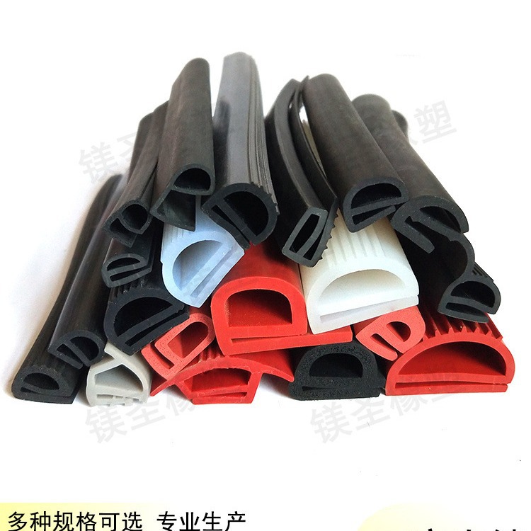 硅胶发泡e型密封条蒸柜保温柜硅橡胶条高弹性耐高温烤箱E字密封条