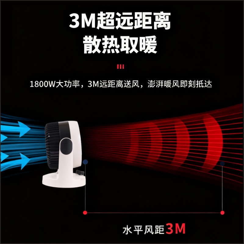 Yangzi New Heater Small Desktop Sun Heater for Office, Home, Bedroom, Dormitory, Fast Heating, Energy-Saving Heater 2