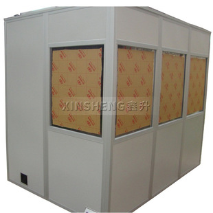 Three-person translation room detachable simultaneous interpretation room W240cmxD160cmxH200cm conform to international conference