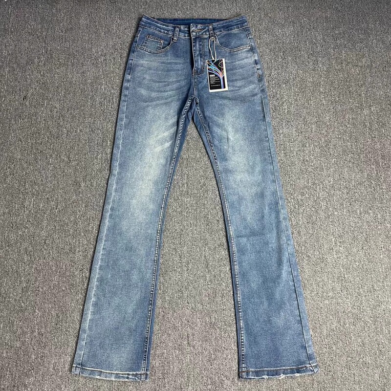Cleanfit Independent Vintage517 Style Jeans Washed Slightly Slim Slimming Look Washed Long Pants for Men