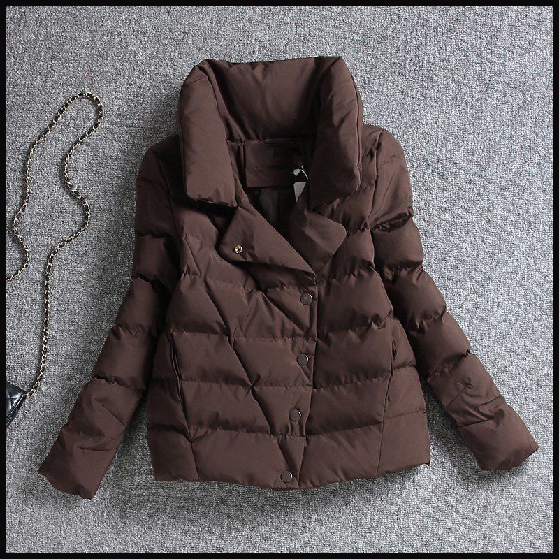 Winter Cotton-Padded Jacket for Women, Trendy Short Style 2025 New Korean Version, Stand Collar, Thickened, Petite, Slimming Cotton Coat Winter Cotton-Padded Jacket for Women, Trendy Short Style 2025 New Korean Version, Stand Collar, Thickened, Petite, Slimming Cotton Coat