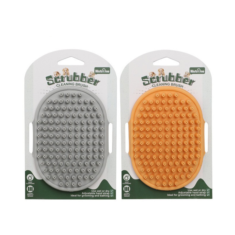 Cepillo de baño para mascotas Cepillo de masaje de baño para perros Guantes para gatos Cepillo de eliminación de pelo para gatos Cepillo de pelo para gatos Suministros para mascotas al por mayor
