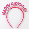 Bright beads birthday hat flash powder happybirthDay Birthday happy hair hoop head hoop, card, birthday party