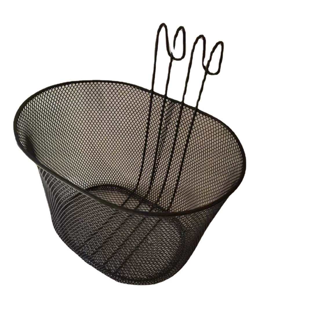 Велосипедная сетка рама Складная Автомобильная железная корзина Руль передняя корзина прицепа Передняя подвесная корзина подвесная ручка корзина