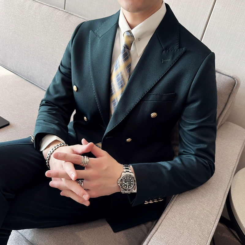Мужской костюм, платье, набор, slim fit