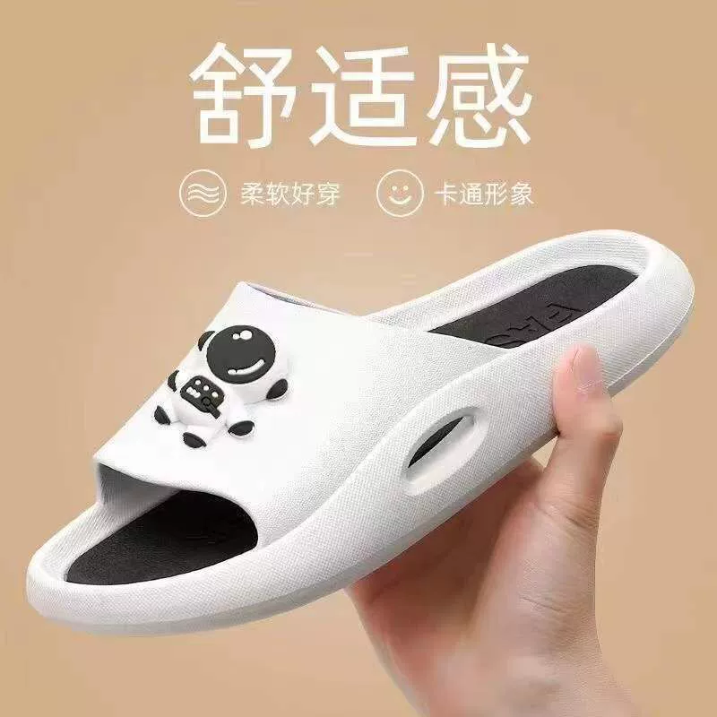 Летние мужские универсальные модные удобные Универсальные мужские и женские тапочки в Корейском стиле с толстой подошвой оптом