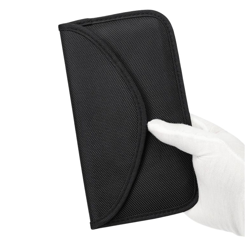 Anti-Posicionamiento de doble capa anti-radiación de señal de protección bolsa universal de teléfono móvil resto RFID anti-magnético bolsa de 6,5 pulgadas anti-Escaneo