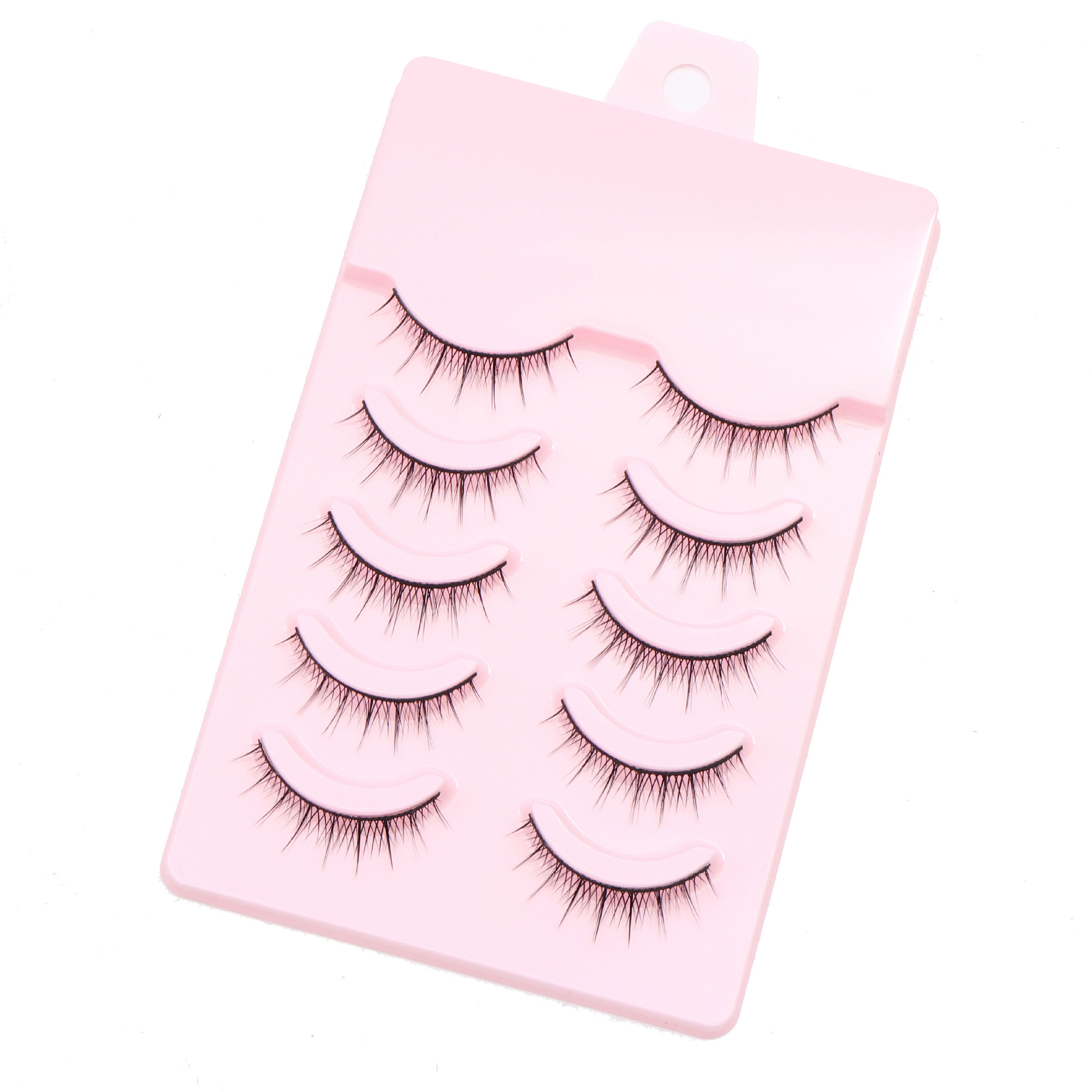 Wangwang Dog Dog Black Terrier Cómics Ojos Pequeños Demonios Pestañas postizas Barbie Mestizo Eyes Simulación natural Transfronterizo