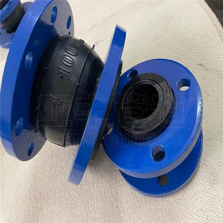法兰可曲橡胶膨胀节式橡胶KXTJGD软连接法兰橡胶软接头挠橡胶接头