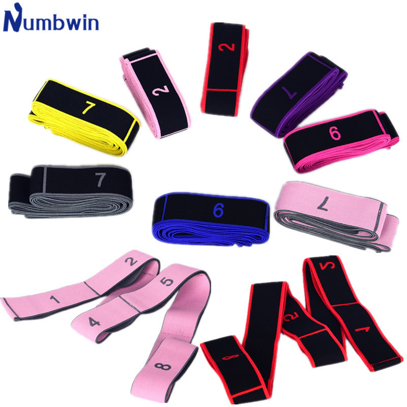 Adult children elastic band multi-segment yoga stretch band Latin dance stretch band correct posture eight grid digital elastic Adult children elastic band multi-segment yoga stretch band Latin dance stretch band correct posture eight grid digital elastic