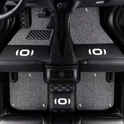 Changan Qiyuan a05 a06 a07 q05 q06 q07 e07 Hunter k50 full coverage car floor mats (Modelə uyğun ayaqaltı) - qiyuan-a05-double-layer-pure-black-gray-silk-loop