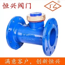 法兰水表 螺翼式法兰冷水表 热水表DN50 65 80 100 150 200