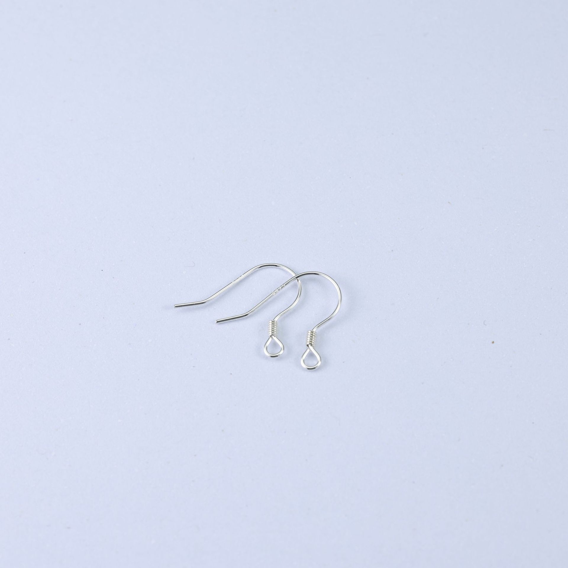 925银耳环配件diy手工耳钉耳勾耳钩自制纯银耳饰品耳坠挂钩子材料