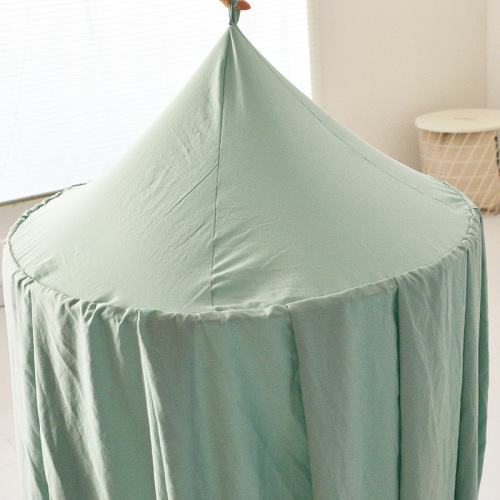 Nordic dome bed curtain children's windproof crib surround bedside decoration blackout mosquito net ceiling bed tent bed curtain