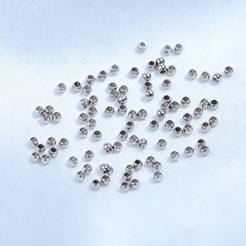 Non-Fading Titanium Steel Positioning Beads, Stainless Steel Flat Clip-On Fixed Beads, End Caps, DIY Jewelry Accessories, Spacer Beads Non-Fading Titanium Steel Positioning Beads, Stainless Steel Flat Clip-On Fixed Beads, End Caps, DIY Jewelry Accessories, Spacer Beads