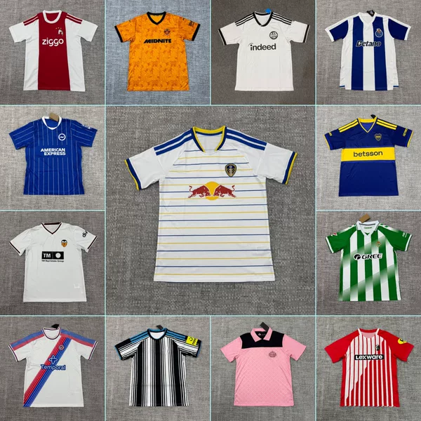 2627 football jerseys: Porto, Lisbon, Leeds United, Crystal Palace, West Ham, Boca Juniors, Frankfurt football kits